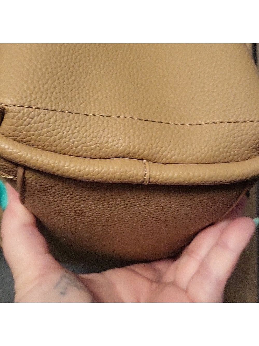Tan Leather Handbag - Picture 2 of 6